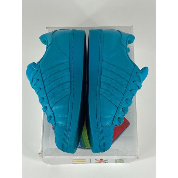 Adidas x Pharrell Williams Superstar Supercolor J Sneakers S31607 Size 4.5 F123 - Picture 4 of 8